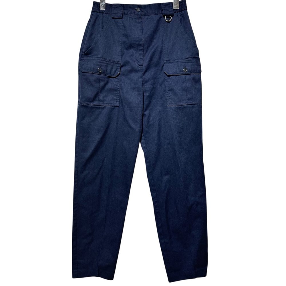 TILLEY ENDURABLES Dark Navy Cargo Pants Gorpcore Utility Streetwear Size 10
